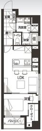 コアマンション御徒町フリージオ 3階 間取り図