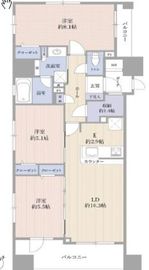 レーベンシティオ上野入谷タワーフォルム 2階 間取り図