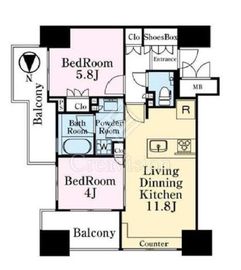 プレミスト西池袋 5階 間取り図