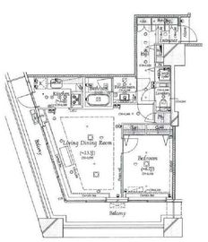 コンシェリア西新宿タワーズウエスト 12階 間取り図