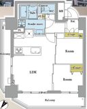 グローリオタワー巣鴨 18階 間取り図