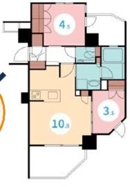 Feel A 渋谷 5階 間取り図