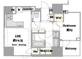 プライムアーバン芝浦LOFT 6階 間取り図