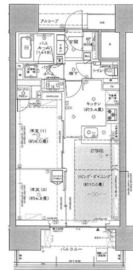 シティタワー駒沢大学ステーションコート 8階 間取り図