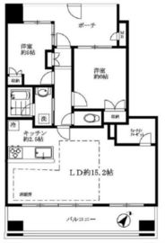 ナイスアーバン中野坂上 12階 間取り図