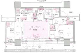 ブリリアタワー浜離宮 29階 間取り図