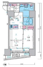 ジェノヴィア東大前グリーンヴェール 9階 間取り図