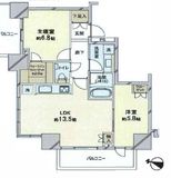 パークタワー上野池之端 14階 間取り図