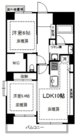 ハイシティ目黒 10階 間取り図