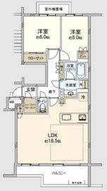 プレシス参宮橋 3階 間取り図