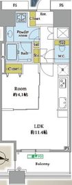 勝どきザ・タワー 20階 間取り図