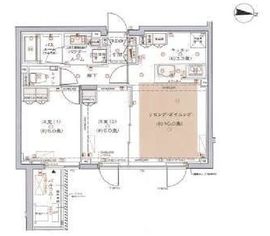 シティハウス文京小日向 3階 間取り図