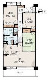 コンフォリア新宿イーストサイドタワー 4階 間取り図