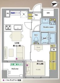 ザ・タワーズ台場 ウエスト 3階 間取り図