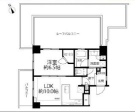 ライオンズシティ阿佐ヶ谷ベルミエール 4階 間取り図
