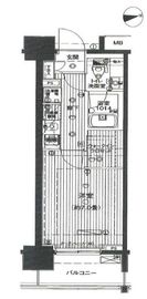 ル・リオン豊洲ウォーターフロント 11階 間取り図