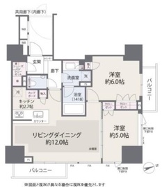 東京ベイシティタワー 15階 間取り図