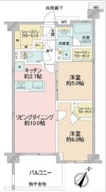 ルフォン不動前 1階 間取り図