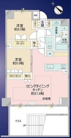 コンフォリア新宿イーストサイドタワー 地下1階 間取り図