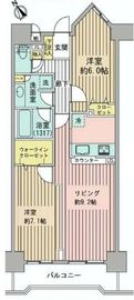 東急ドエルアルス目黒不動前 11階 間取り図