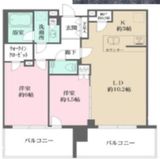 シティタワーズ東京ベイ 28階 間取り図
