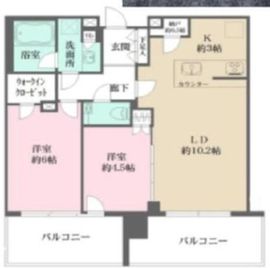 シティタワーズ東京ベイ 28階 間取り図