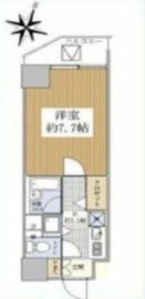 コンフォリア新宿イーストサイドタワー 12階 間取り図