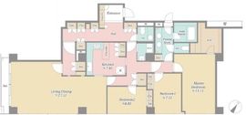 小石川パークタワー 20階 間取り図
