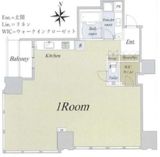 シティタワーズ豊洲ザ・ツイン サウスタワー 16階 間取り図