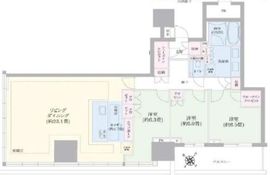 ブランズタワー豊洲 26階 間取り図