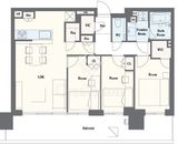 シティタワーズ東京ベイ 30階 間取り図