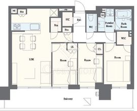 シティタワーズ東京ベイ 30階 間取り図