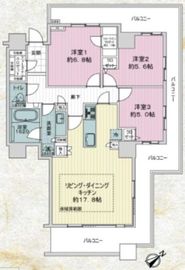 エアライズタワー 11階 間取り図