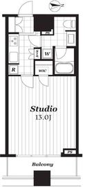 コンシェリア西新宿タワーズウエスト 5階 間取り図