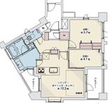 サンクタス本郷 4階 間取り図