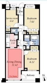 アデニウム学芸大学 3階 間取り図