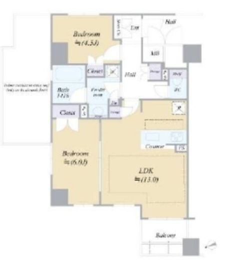 プレミスト明石町 12階 間取り図