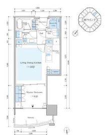 THE TOYOMI TOWER MARINE&SKY WEST 40階 間取り図