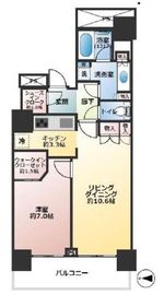 ベイクレストタワー 34階 間取り図