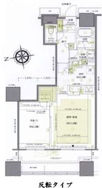 富久クロスコンフォートタワー(Tomihisa Cross)  24階 間取り図