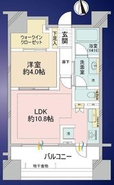 パークハビオ新橋 8階 間取り図