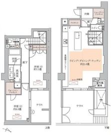 目黒花房山プレイス 1階 間取り図