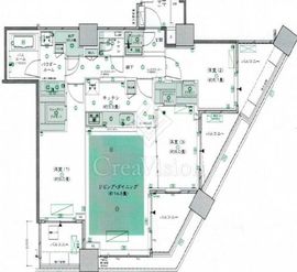 シティタワー武蔵小山 41階 間取り図