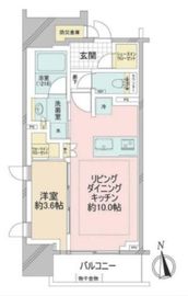 ピアース渋谷 3階 間取り図