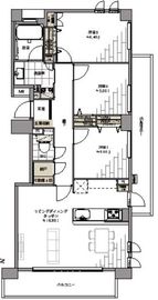レオニス駒沢公園 5階 間取り図
