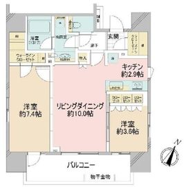 リビオレゾン田端 3階 間取り図