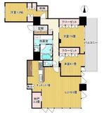 プライムパークス品川シーサイド ザ・タワー 28階 間取り図