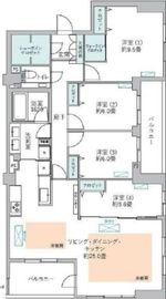 ライオンズ浜田山セントマークス 3階 間取り図