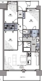 東京サーハウスガーデンポート 3階 間取り図