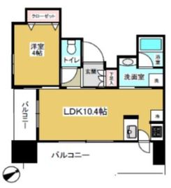 デュオシティ西日暮里ステーシア 12階 間取り図
